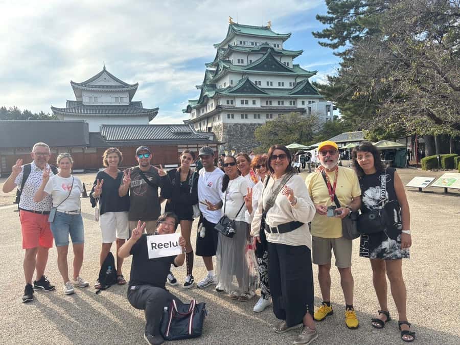 2.5-Hour Nagoya Tour: Castle History, Local Food & City View - Entering Nagoya Castle through the East Gate