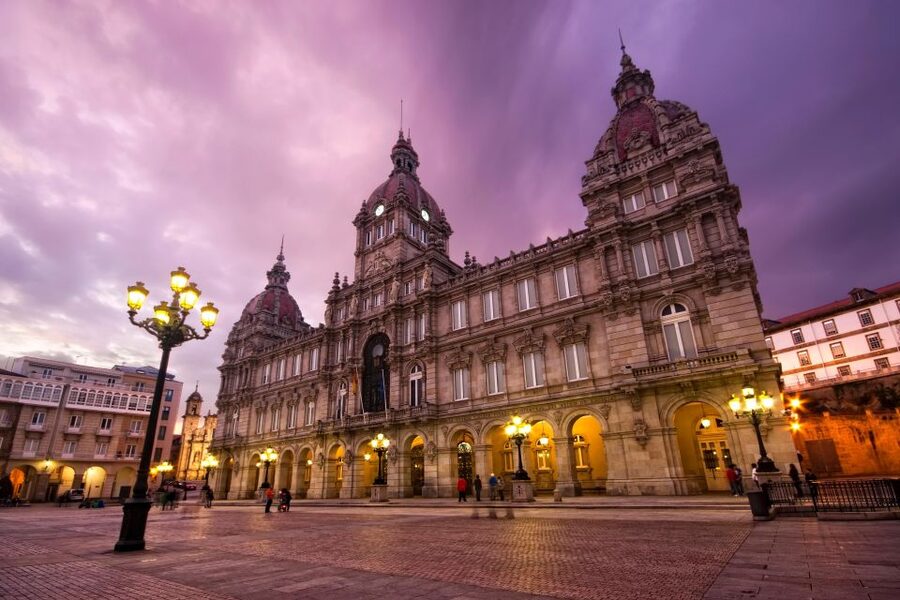 A Coruña: Historic Walking Tour Old Town and Highlights - Plaza de María Pita and A Coruña’s civic heart