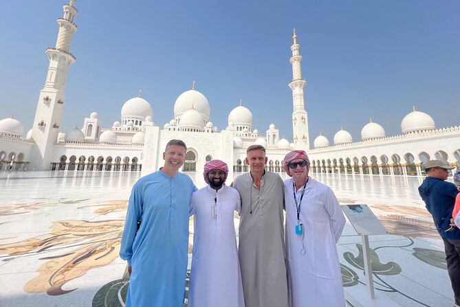 Abu Dhabi Tour Grand Mosque Heritage Village Emirates Palace - The long road from Dubai to Abu Dhabi