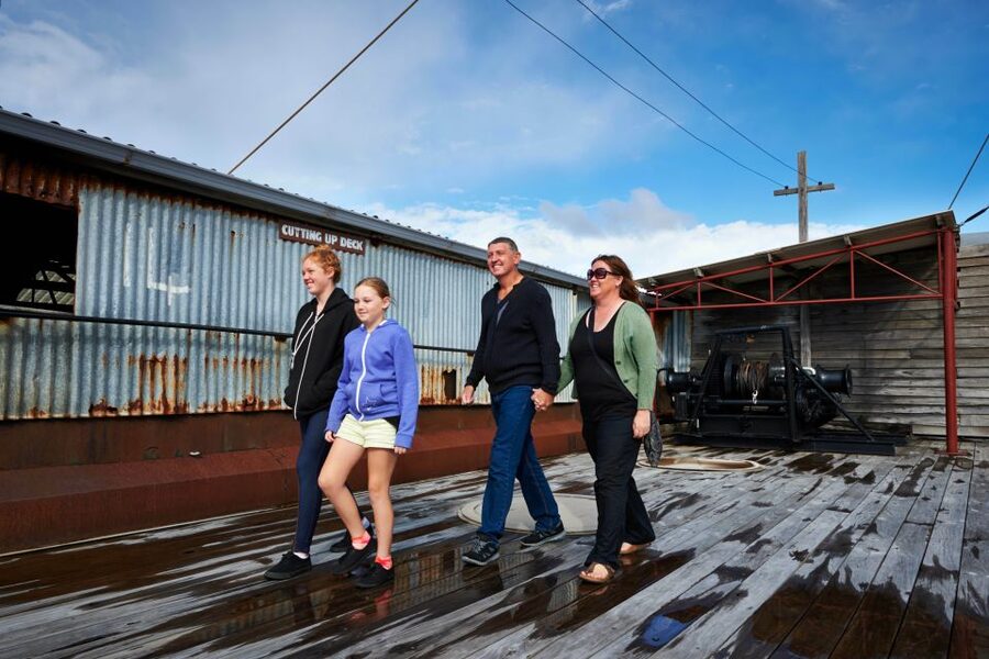 Albany: Historic Whaling Station Entry Ticket - Watching films inside the old oil tanks