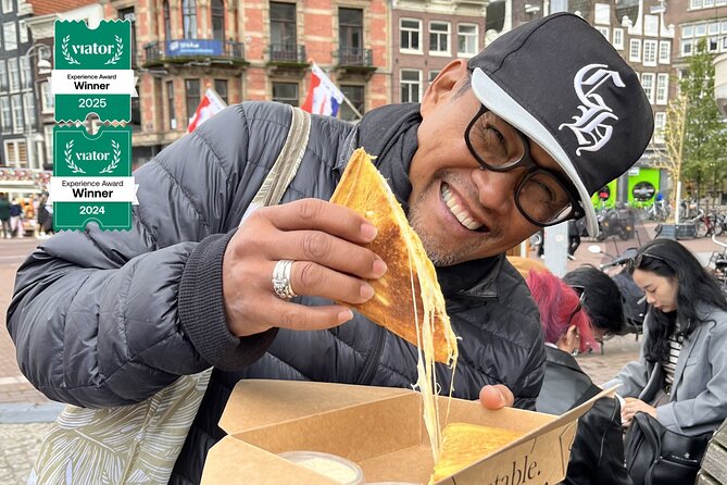 Amsterdam Food and Cultural Tour with Tastings - Monarchy stories and the city’s crooked houses