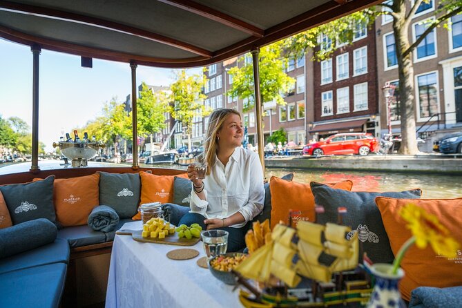 Amsterdam Historic Tour On Classic Saloon Boat - The Skinny Bridge and the city’s famous waterways