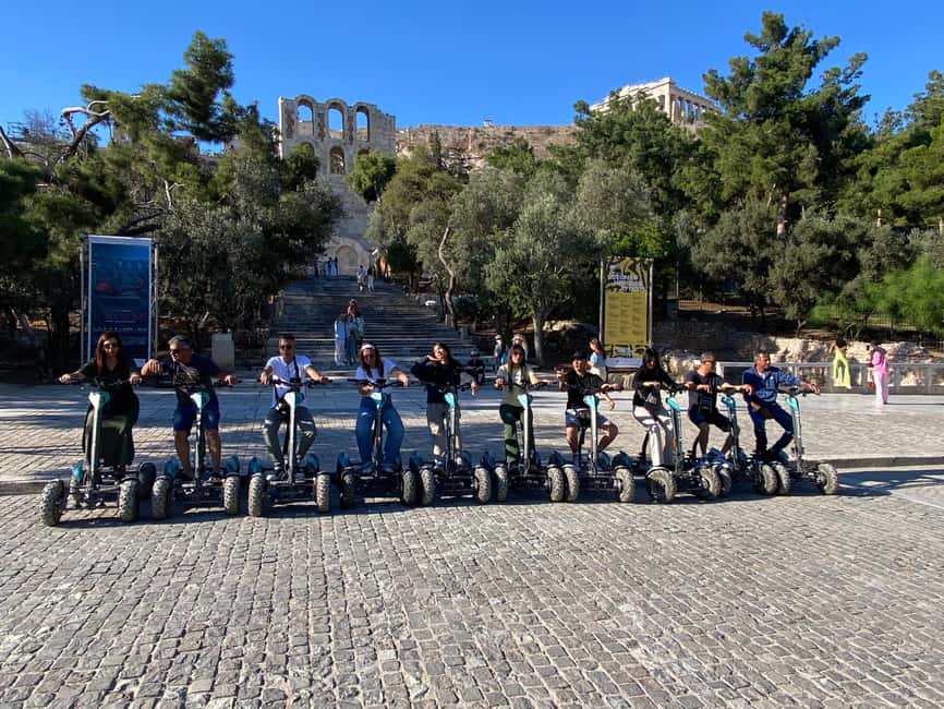 Ancient Athens Electric ATV Scooter Tour - Climbing Areopagus Hill for the city view