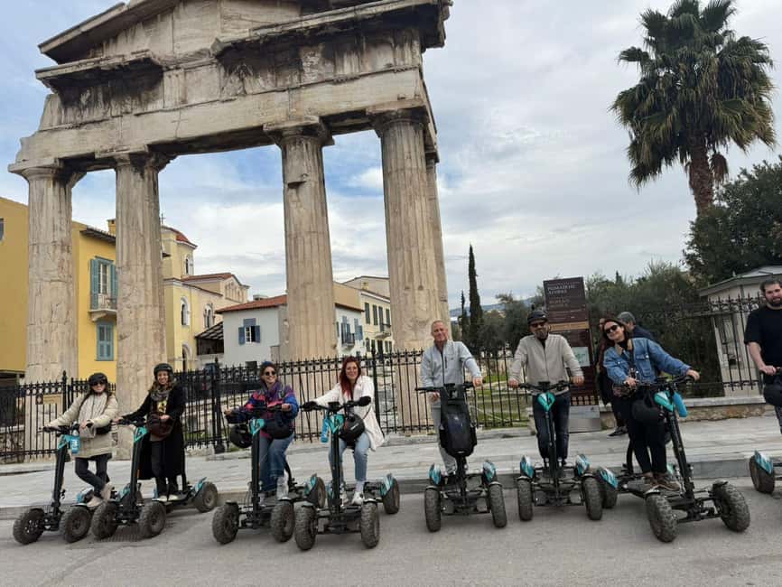 Ancient Athens Electric ATV Scooter Tour - Monastiraki, Hadrian’s Library, and the Roman Agora