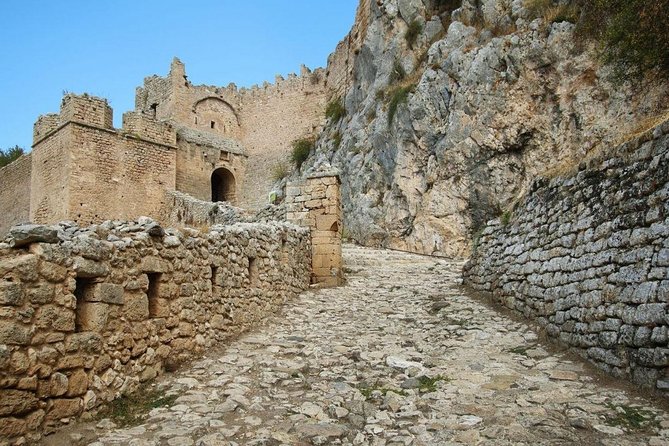 Ancient Corinth, Epidaurus, Nafplio full day private tour from Athens - The Temple of Apollo and Acrocorinth add scale