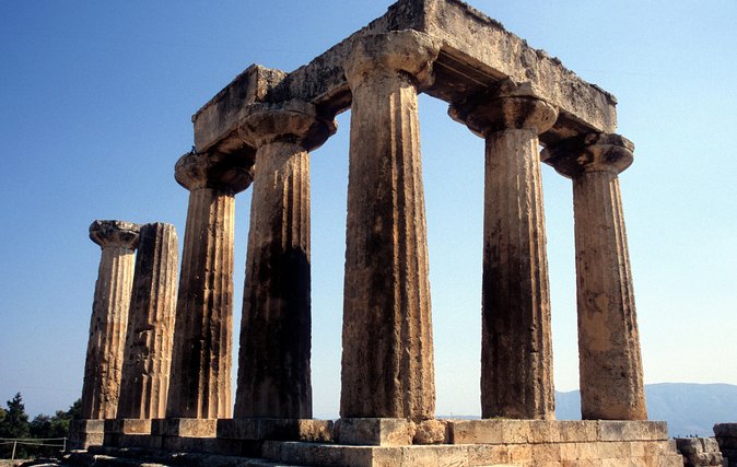 Ancient Corinth, Sanctuary of Hera, Blue Lake & Canal from Athens - Peirene Fountain, Apollo, and the museum
