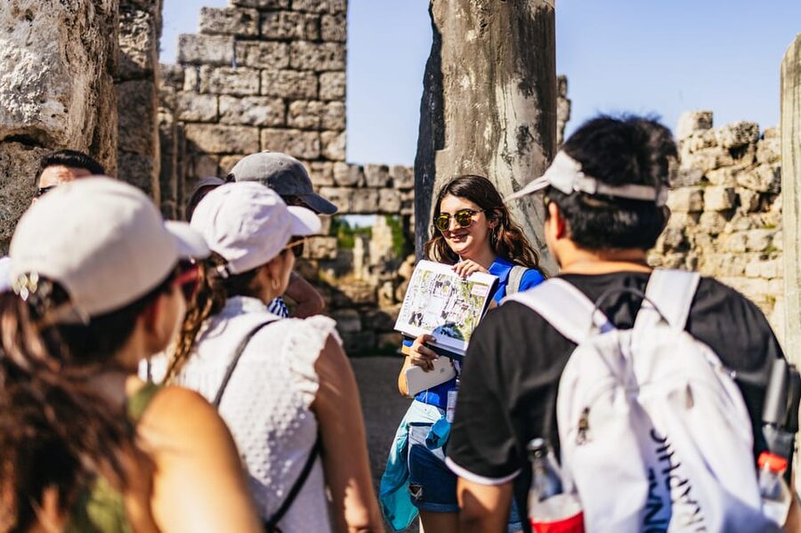 Antalya: Ancient Perge, Aspendos Theater & City of Side Tour - Timing, walking, and weather