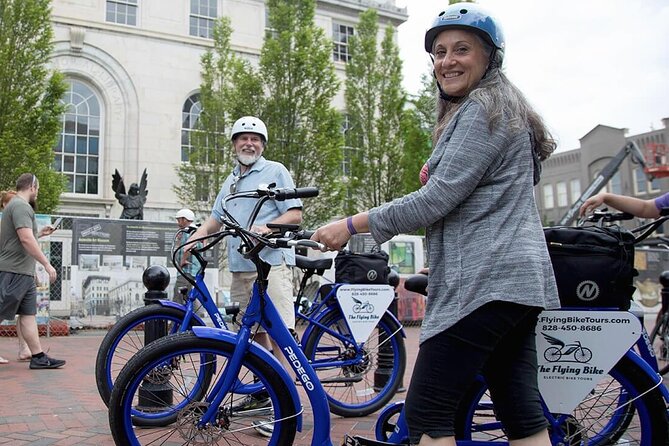 Asheville Historic Downtown Guided Electric Bike Tour with Scenic Views - Basilica of Saint Lawrence and its unusual design