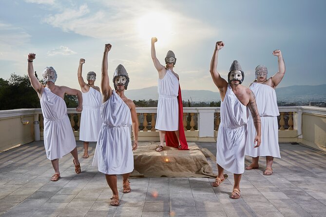 Athens Skip the Line: Open Air Ancient Greek Theatre Performance - The rooftop setting below the Acropolis