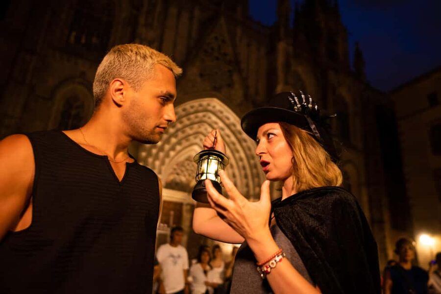 Barcelona: Gothic Quarter Tour Dark History & Ghosts Tour - Barcelona Cathedral and Bishop’s Bridge