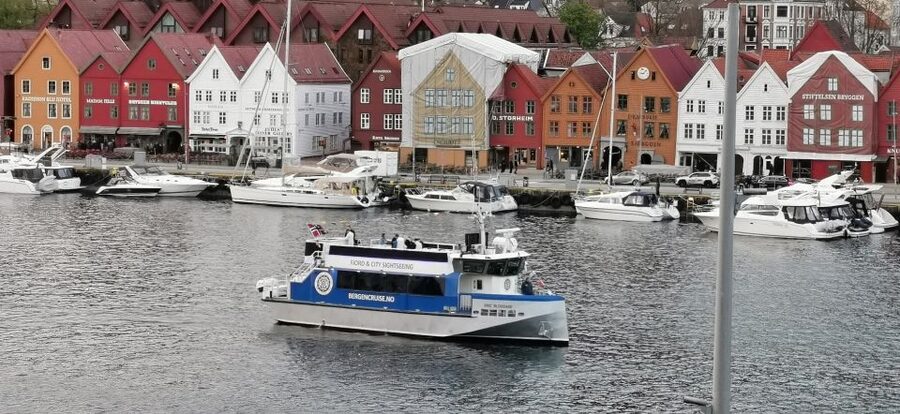 Bergen: Sightseeing Cruise of Bergen's Historic Landmarks - Waterfront homes at Måseskjæret and Verftet