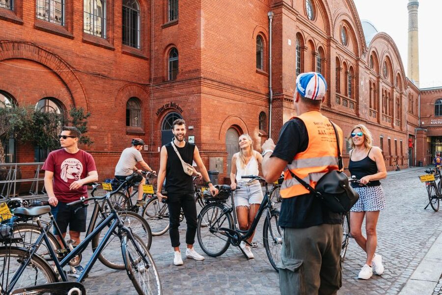 Berlin: Cold War & Berlin Wall History Guided Bike Tour - Bornholmerstraße and the first view of the former border
