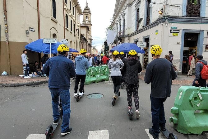 Bogota scooter tour - Chorro de Quevedo: Bogotá’s historic opening scene