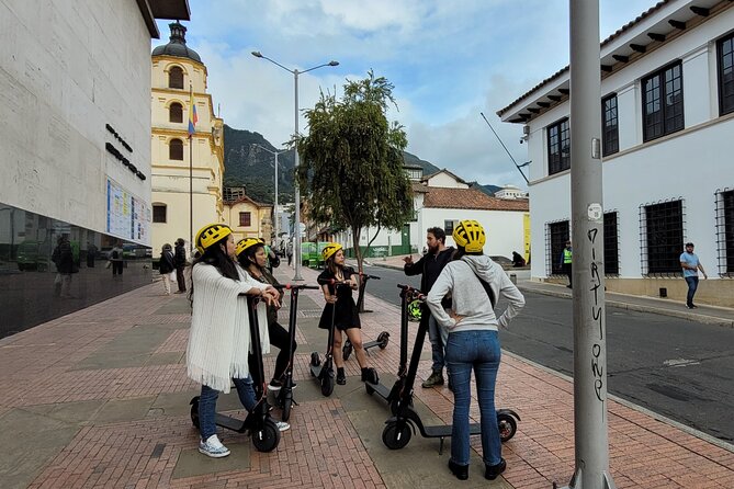 Bogota scooter tour - Parque de los Periodistas and the Gabriel García Márquez connection