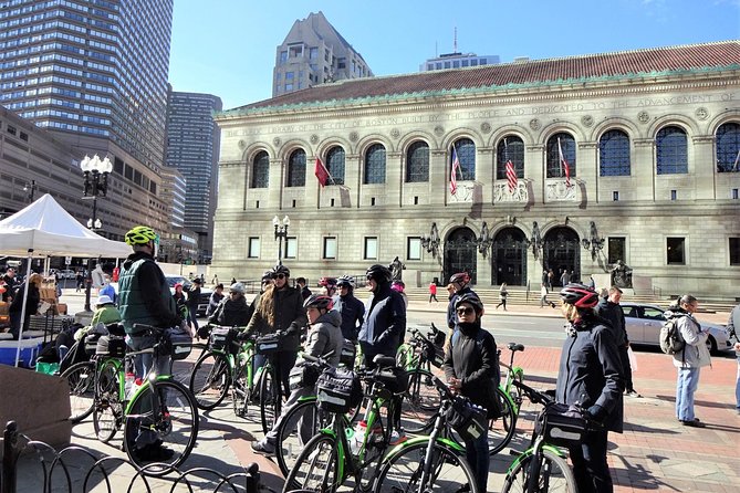 Boston City View Bicycle Tour: History and Landmarks - South End brownstones and Christian Science Plaza