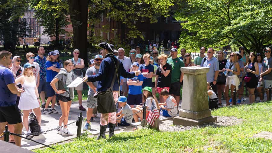 Boston: Tour of The Freedom Trail with Historic North End - Granary Burying Ground and the people behind the names