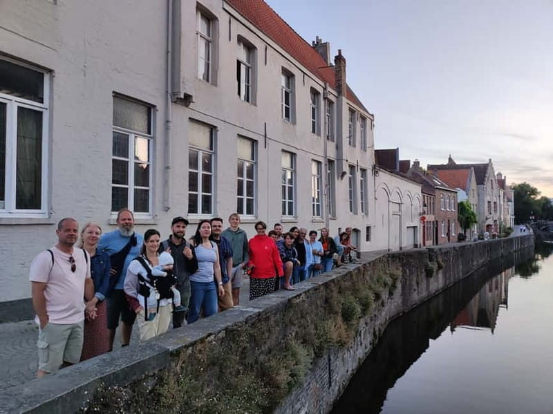 Bruges: Nightly Tales and Untold History Walking Tour - Potterierei and the calm waterways