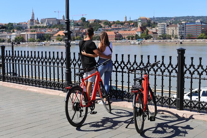 Budapest: Historic Downtown ride on E-Bicycles Buda & Pest - Parliament and the Shoes on the Danube Bank