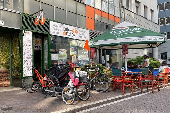 Budapest: Historic Downtown ride on E-Bicycles Buda & Pest - Heroes’ Square and the city park