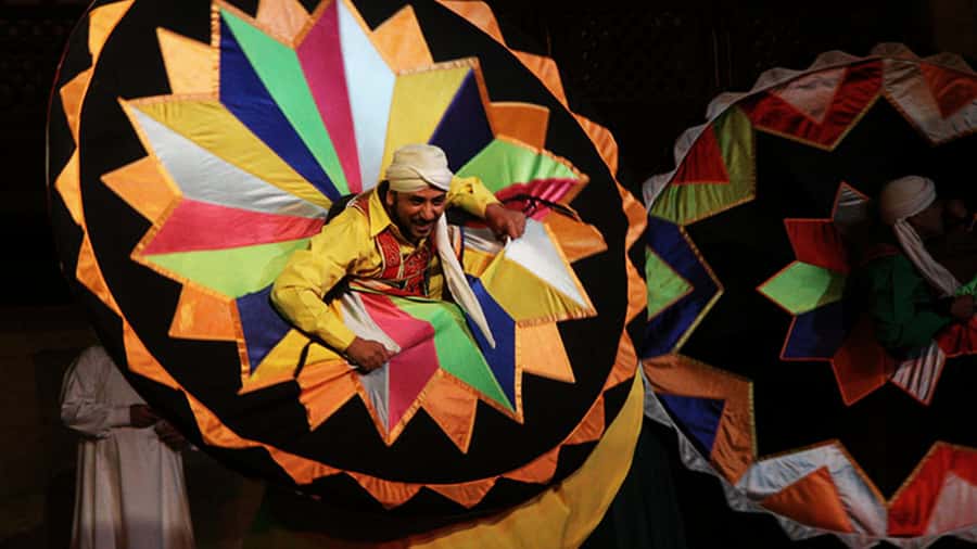 Cairo: Egyptian Heritage Tanoura Dancing Troupe Show - What the evening schedule looks like