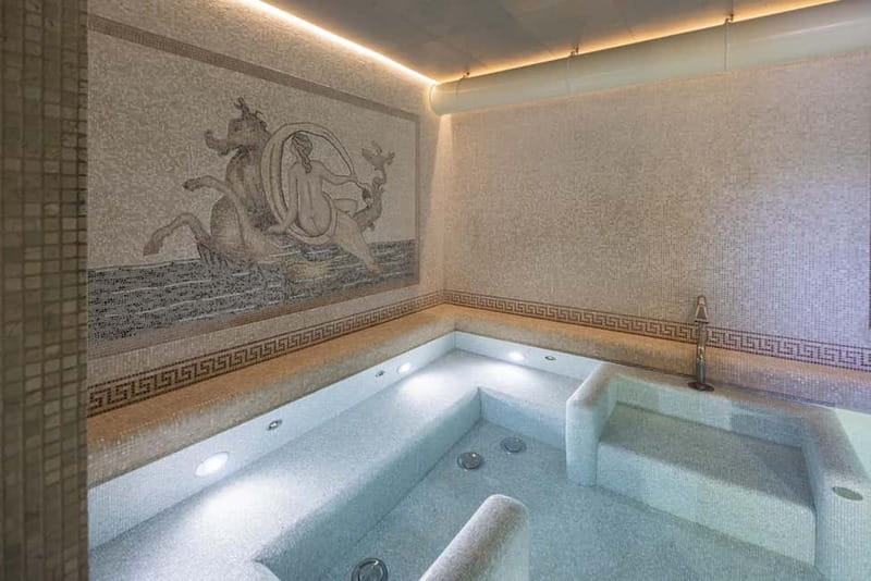 CastelBrando: Relax at a Spa inside an ancient castle - The Ancient Roman Bath and its hypocaust