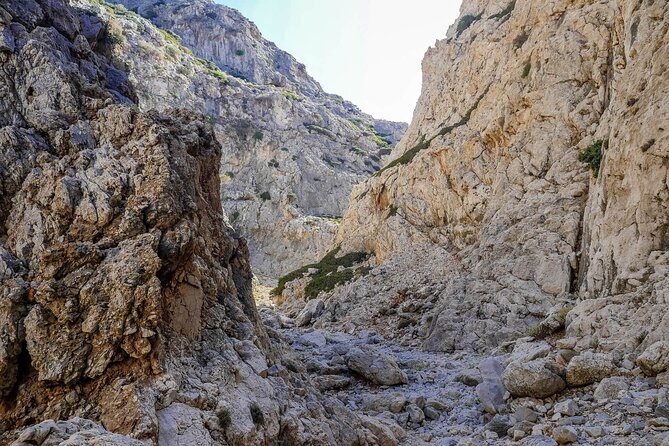 Chania: Hiking through History and Hidden Gems at Katholiko Bay - The uphill return and practical comfort