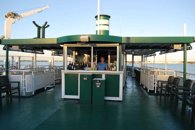 Charleston Harbor History Day-Time or Sunset Boat Cruise - Under the Arthur Ravenel Jr. Bridge