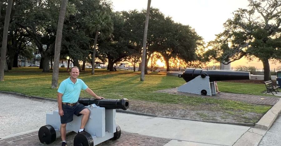 Charleston walking tour with a Citadel history professor - The Four Corners of Law and Washington Park