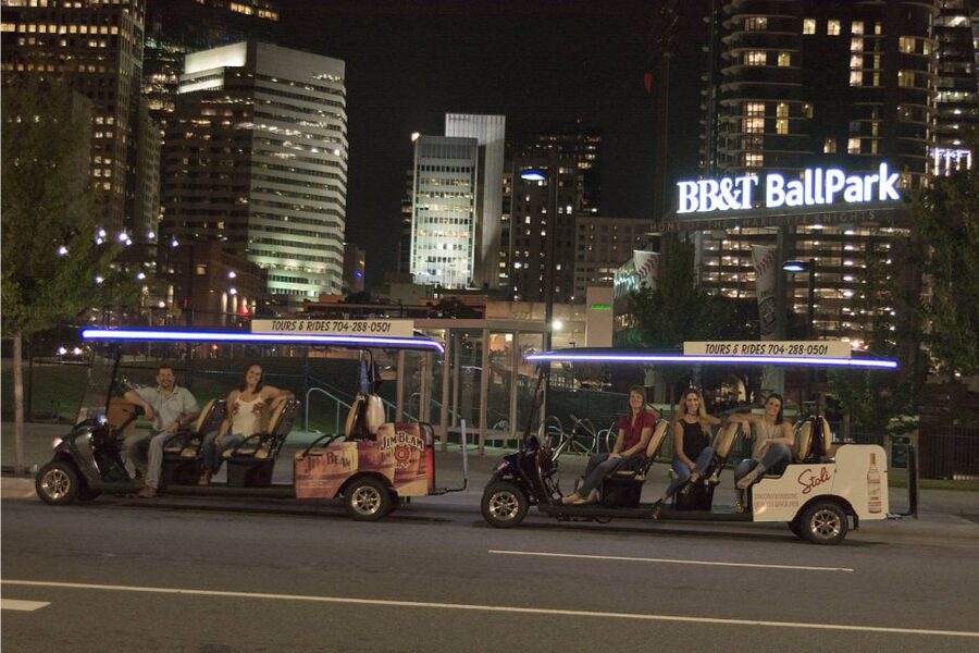 Charlotte: Historical City Tour on Eco-Friendly Cart - Comfort, sound, and weather