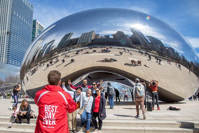 Chicago in a Day: Food, History & Architecture Walking Tour - Starting beneath the Chicago Theatre marquee