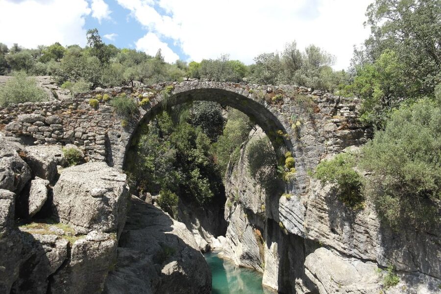 City of Side: Eagle Canyon and Selge Ancient City Day Trip - The Roman bridge: a short stop with a strong setting