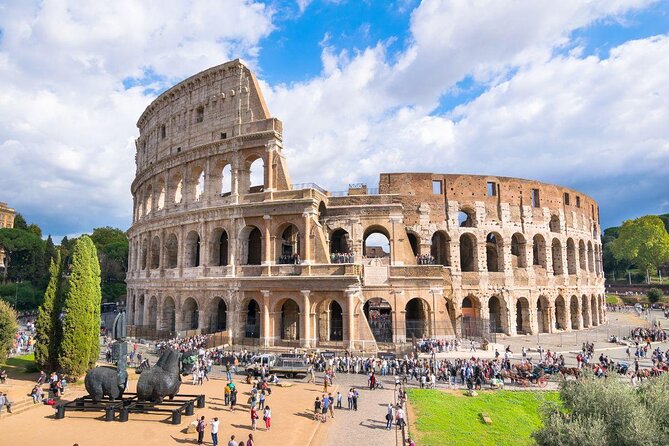 Colosseum & Ancient Rome Semi-Private Tour - Entering the Colosseum and seeing the first two tiers