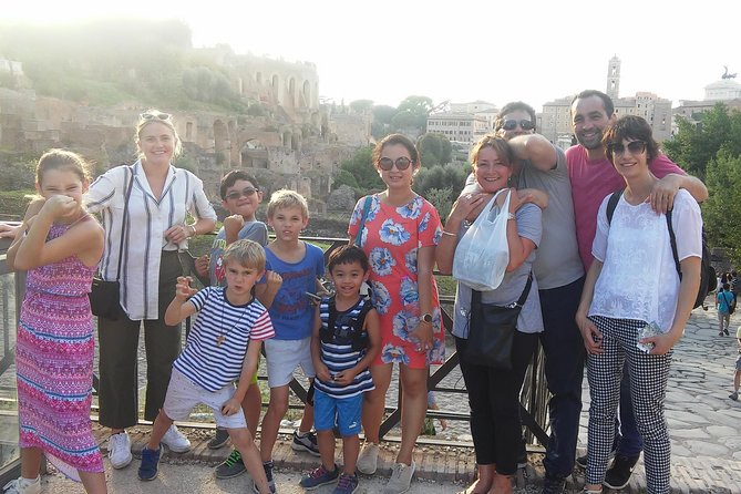 Colosseum Forum Ancient Rome Small Group Tour for Kids Families - Meeting near Piazza del Colosseo