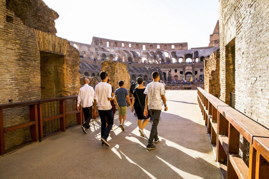 Colosseum: Underground and Ancient Rome Tour - Entering the Colosseum underground