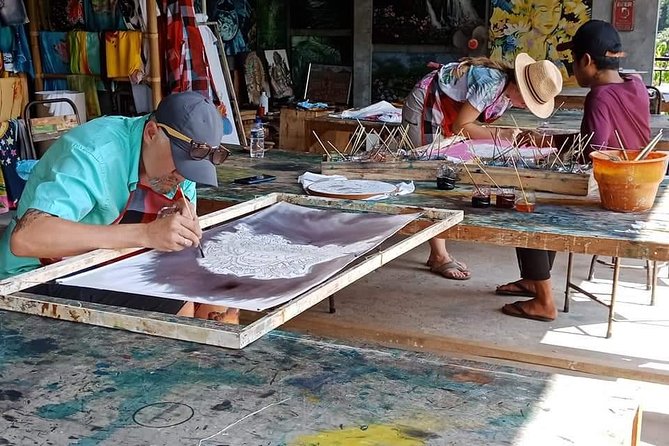 Crafting Heritage Batik Painting Workshops - The finished cloth carries the marks of the process