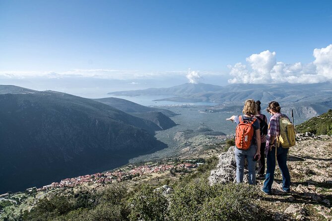 Delphi: Ancient Footpath Delphi Hiking - Forest paths, rough footing, and changing views