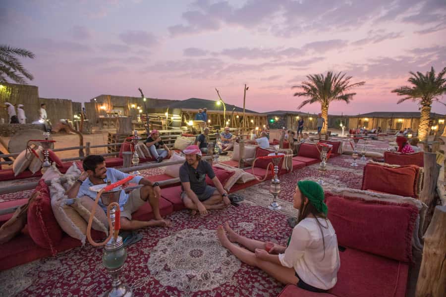 Dubai: Heritage Camel Desert Safari with Traditional Dinner - Falconry at sunset