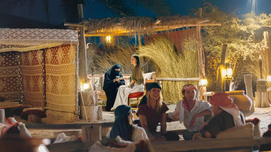 Dubai: Heritage Desert Safari wtih Overnight and Breakfast - Sleeping in the Arabic stone dwellings