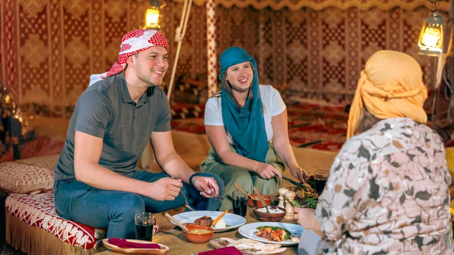 Dubai: Heritage Desert Safari wtih Overnight and Breakfast - Morning coffee and a surprisingly grand breakfast