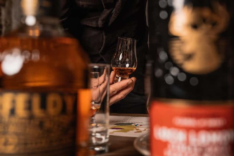 Edinburgh: Small-Group History of Whisky Tour with Tasting - Entering Megget’s Cellar for the Tasting