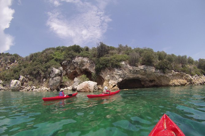 Epidavros sea kayak at the Ancient sunken city tour, small ancient theater - Starting at Yialasi Beach near Epidaurus