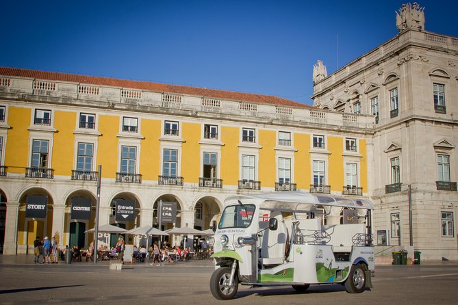 Explore Lisbon by Tuk Tuk: History and Viewpoints - Chiado, Carmo, and Bairro Alto