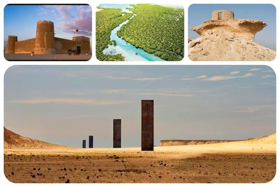 Explore Qatar’s Past: North & West Full-Day Heritage Tour - Al Thakira mangroves and a change of scenery