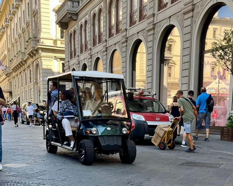 Florence to Fiesole golf cart tour:History & Panoramic views - Key points to know before booking
