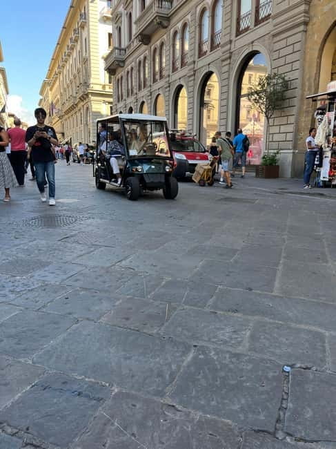Florence to Fiesole golf cart tour:History & Panoramic views - Why the golf cart works well in Florence