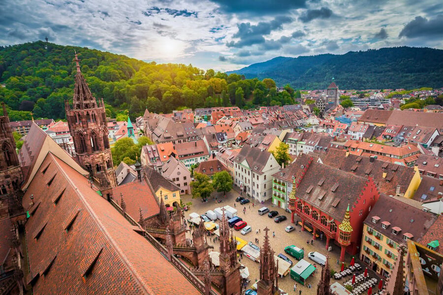 Freiburg: Exciting City Tour with sightseeing and history - Martin’s Gate, Kaiser-Joseph-Straße, and city life