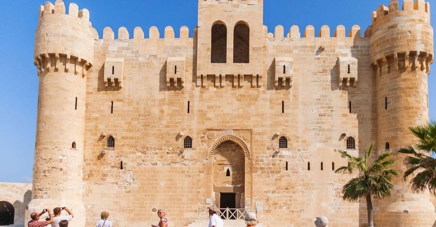 From Alexandria: Full-Day Guided Tour of Historical Sights - Qaitbay Citadel beside the Mediterranean