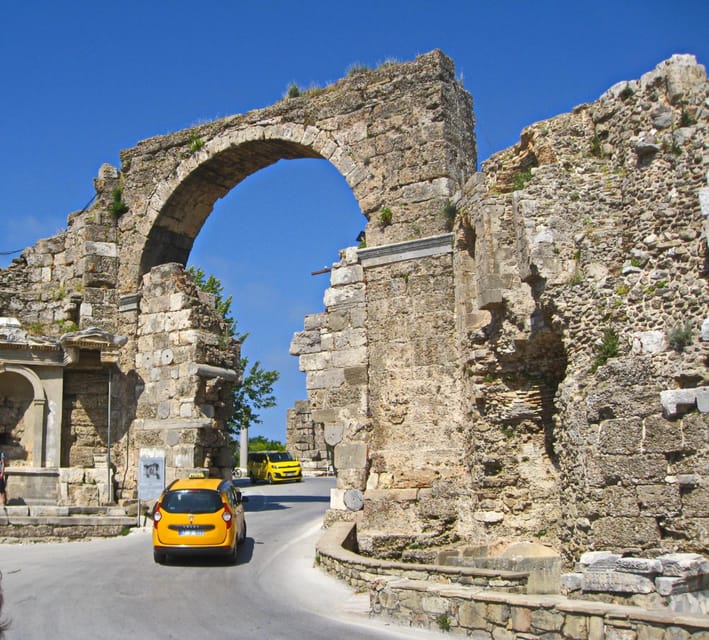 From Antalya: Roman Ancient Sites & Manavgat Waterfall Tour - The waterfall stop: a short change of pace