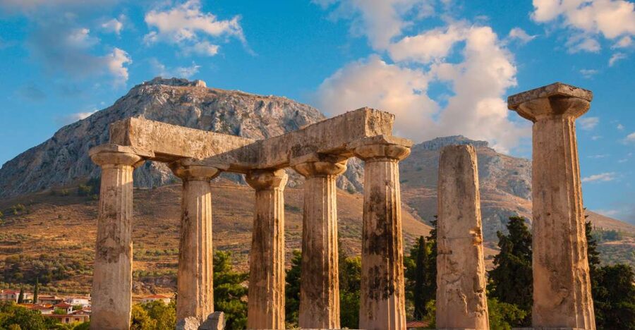 From Athens: Half-Day Ancient Corinth Tour - Walking through the remains of ancient Corinth