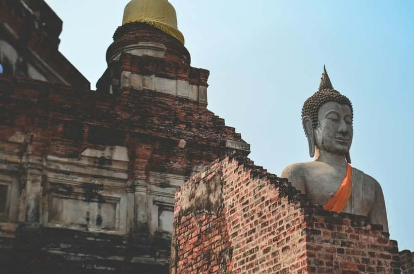 From Bangkok: Ayutthaya Heritage Tour with Sunset Boat Ride - Wat Chaiwatthanaram in the Evening